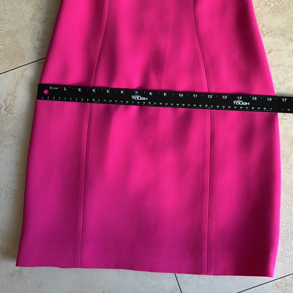 VERSACE Mini Fuchsia Pink Dress with Gold Hardware SIZE 38 - Picture 14 of 15